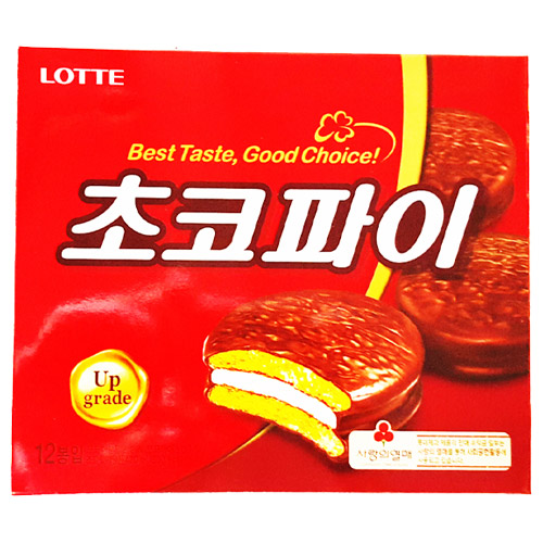 롯데 초코파이(12입) 420G/준초콜릿/쵸코파이/빵류초콜렛/초코렛/국산과자 (유통