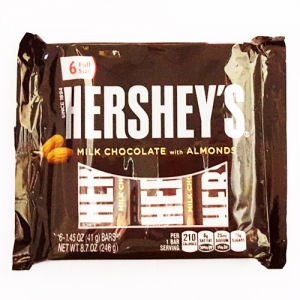 허쉬 아몬드초콜릿6팩 246g/허쉬초콜릿/Hersheys chocolate/수입초콜렛/초코렛/간식 (유통기한:2016/03/01)