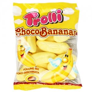 트롤리 초코바나나 머쉬멜로우 150g/수입과자/간식/Trolli Choco Bananas