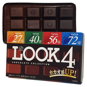 후지야 룩4 초콜릿 52g 4단계 초콜렛 맛