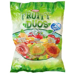 타야스 프루티 듀오스 캔디 (3가지맛) 봉지백 과일 사탕 1Kg (약 205개입)