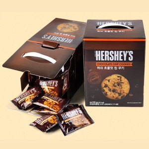 허쉬 초콜릿 칩 쿠키 (12g X 44개입) 대용량 과자 528g