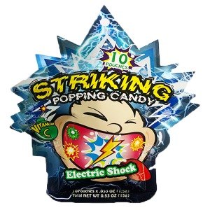스트라이킹 팝핑 캔디 전기 15g (1.5g X 10개입) 사탕