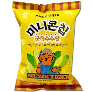 무직 타이거 미니 콘칩 군옥수수맛 스낵 52g