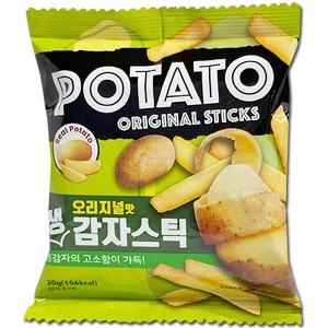 오리지널맛 생감자 스틱 포테이토 스낵 20g